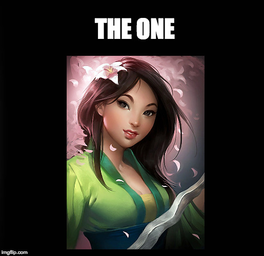 The Best I Never Had | THE ONE | image tagged in mulan,ideal woman,the best | made w/ Imgflip meme maker