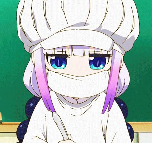 High Quality Kanna is up to something Blank Meme Template