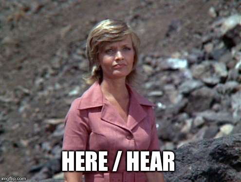 HERE / HEAR | made w/ Imgflip meme maker
