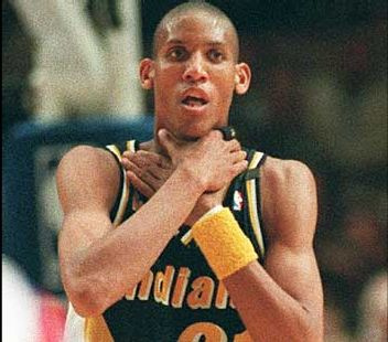 choked Reggie Miller Blank Meme Template