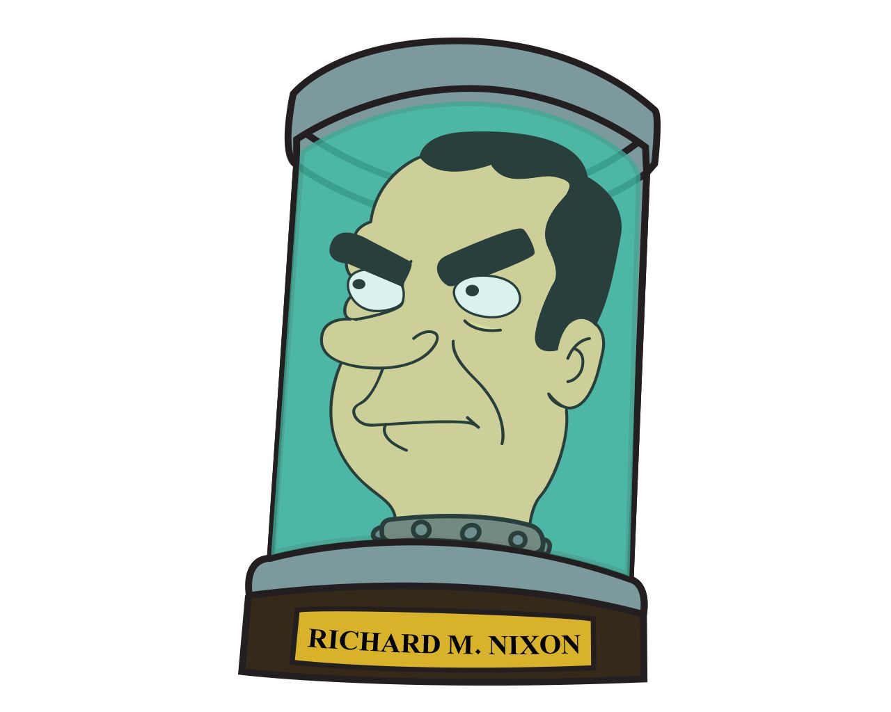High Quality Futurama Nixon Blank Meme Template