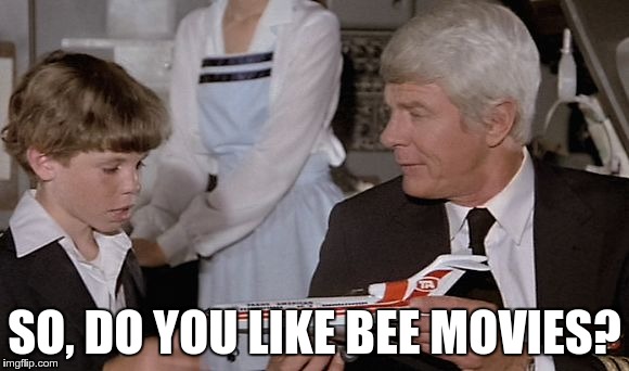 SO, DO YOU LIKE BEE MOVIES? | image tagged in peter graves airplane | made w/ Imgflip meme maker