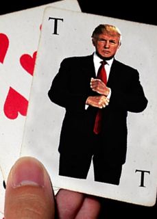 High Quality Donald trump card Blank Meme Template
