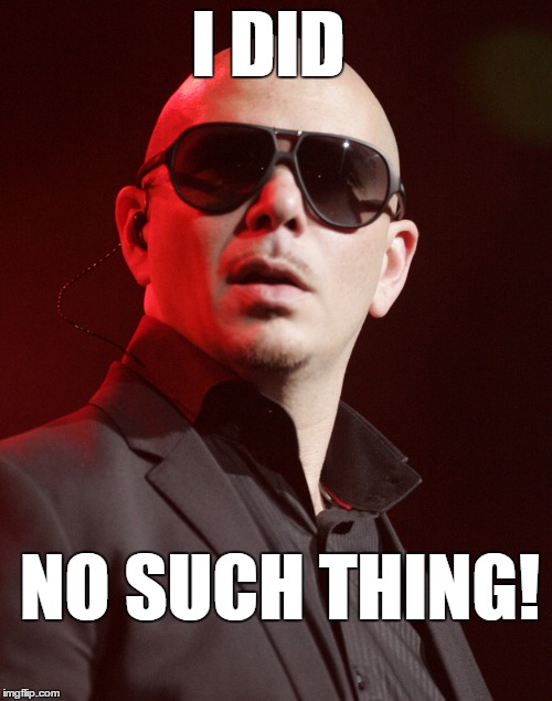 I DID NO SUCH THING! | image tagged in pitbull | made w/ Imgflip meme maker