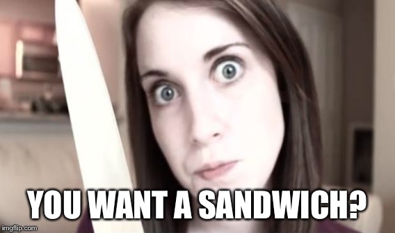 YOU WANT A SANDWICH? | made w/ Imgflip meme maker