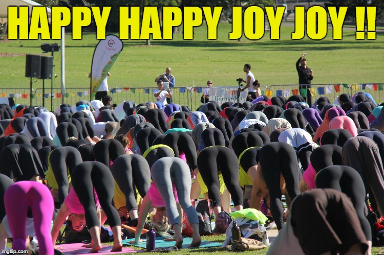 HAPPY HAPPY JOY JOY !! | made w/ Imgflip meme maker