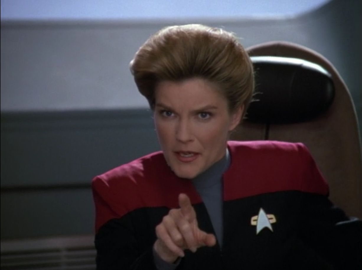 i want you to bring me some coffee - captain janeway Blank Meme Template