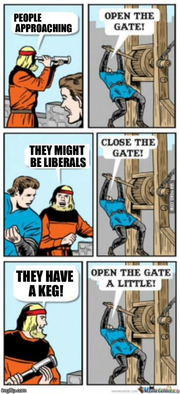 Open the gate a little | image tagged in open the gate a little | made w/ Imgflip meme maker