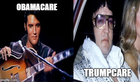 OBAMACARE; TRUMPCARE | image tagged in obamacare,trumpcare,conservative,trump | made w/ Imgflip meme maker
