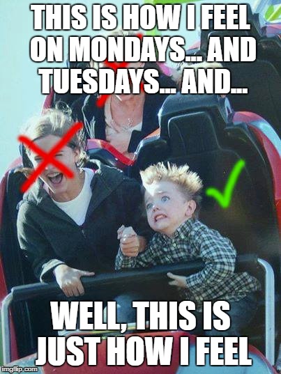 Gettin' Through Life | THIS IS HOW I FEEL ON MONDAYS... AND TUESDAYS... AND... WELL, THIS IS JUST HOW I FEEL | image tagged in life,life sucks | made w/ Imgflip meme maker