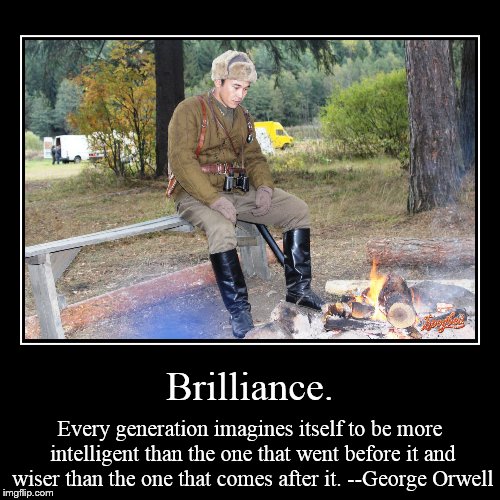 If this were true, how would it work? | image tagged in funny,demotivationals,george orwell,brilliance | made w/ Imgflip demotivational maker