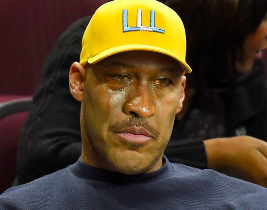 High Quality LONZO DAD CRYING Blank Meme Template