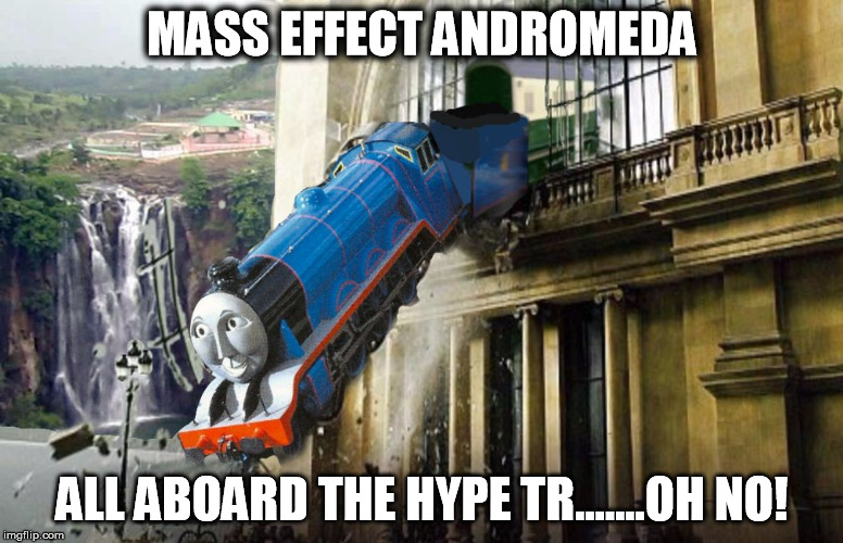eenzaam Slager Discipline Mass Effect Andromeda: Hype Train - Imgflip