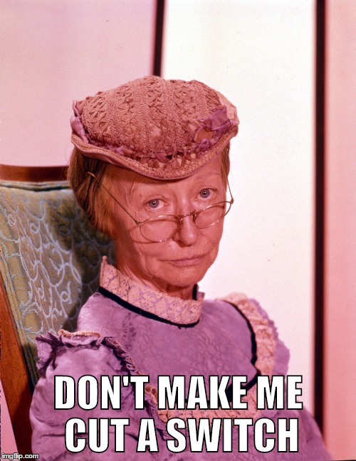 Cut a switch | DON'T MAKE ME CUT A SWITCH | image tagged in granny,beverly hillbillies,switch,angry | made w/ Imgflip meme maker