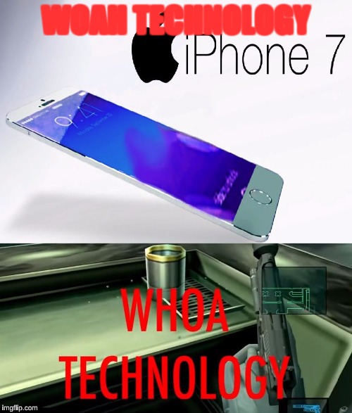 Image tagged in iphone woah technology - Imgflip