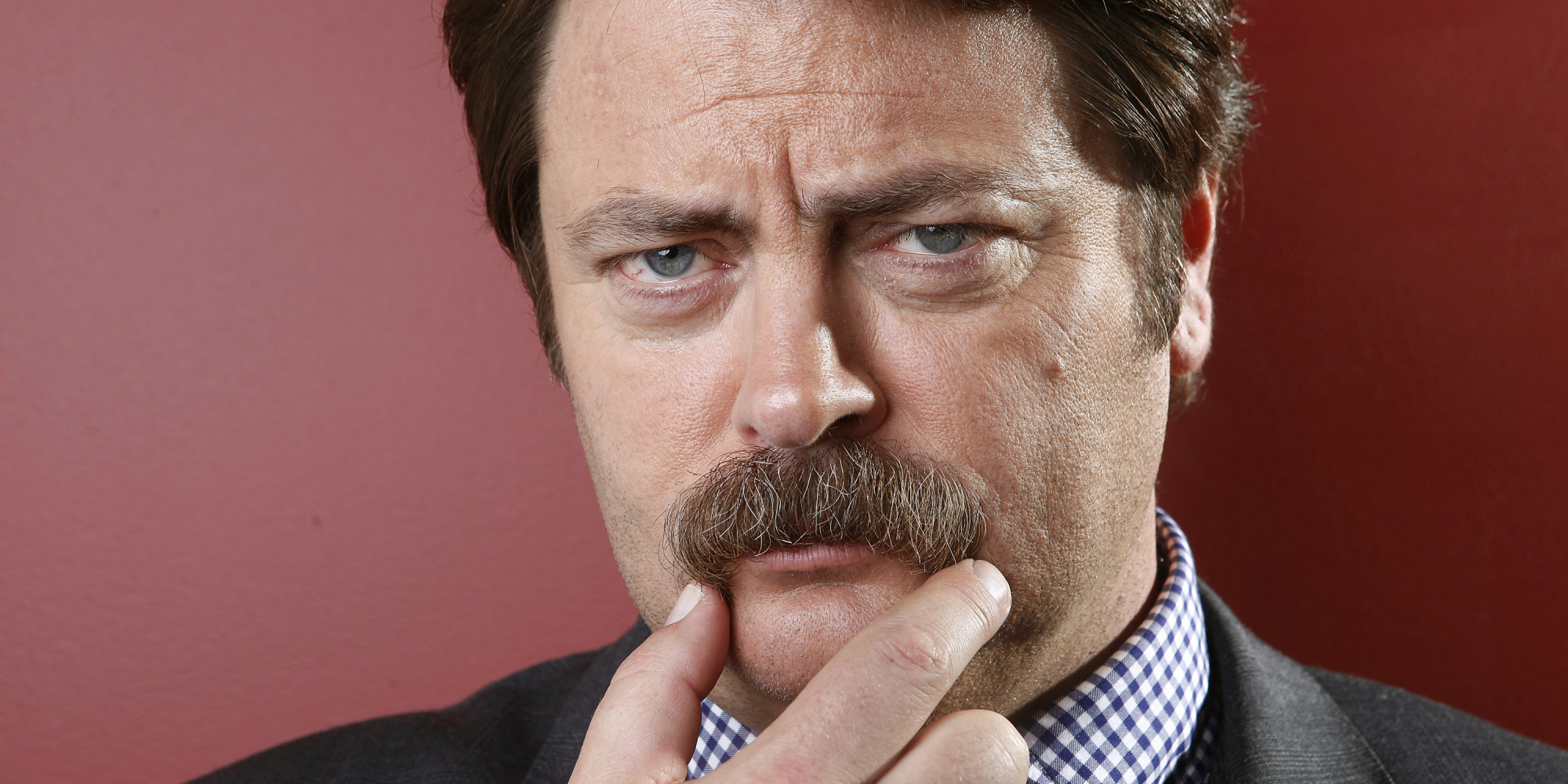 High Quality Ron Swanson Parks and Rec Blank Meme Template