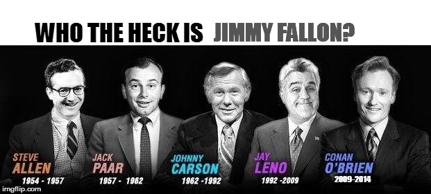 WHO THE HECK IS JIMMY FALLON? | made w/ Imgflip meme maker