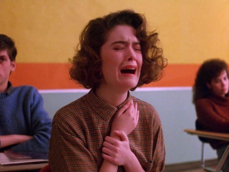 High Quality Donna Hayward Crying  Blank Meme Template