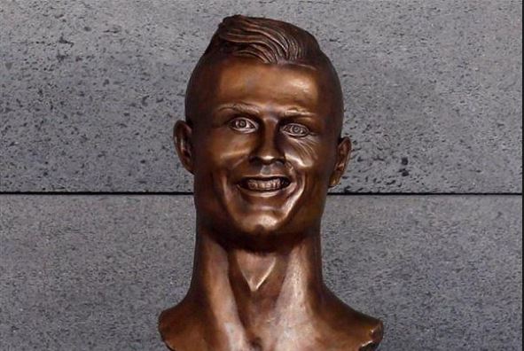 Ronaldo Statue Blank Meme Template