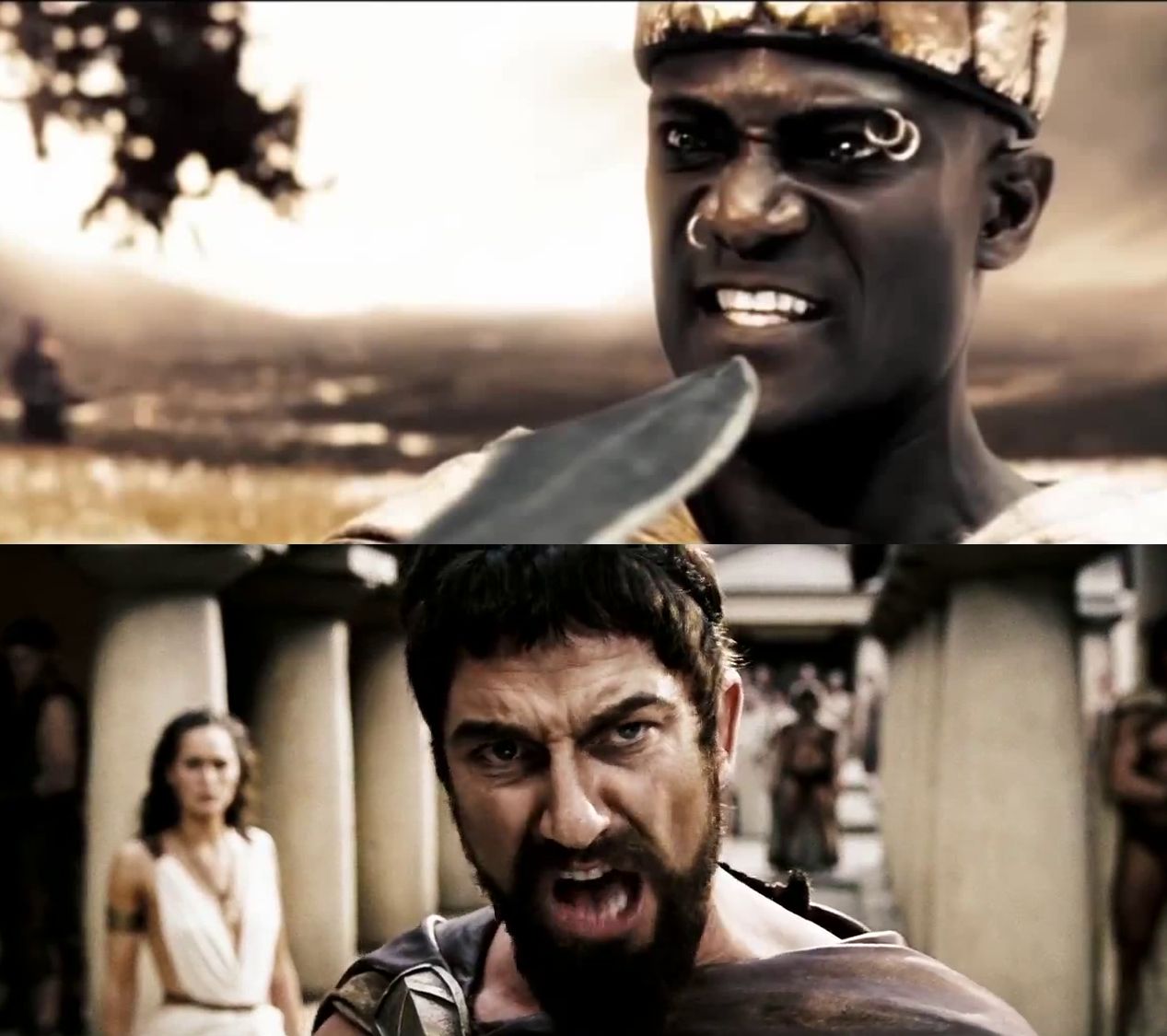 High Quality This is Sparta Blank Meme Template