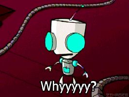 Whyyyyyy? Gir Blank Meme Template