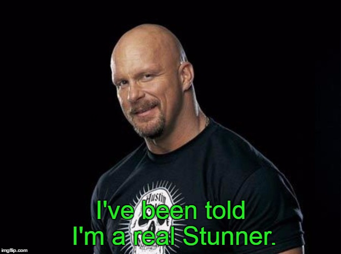 I've been told I'm a real Stunner. | image tagged in the bottom line | made w/ Imgflip meme maker