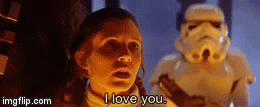 han solo | image tagged in gifs,star wars,love,funny,sad | made w/ Imgflip video-to-gif maker