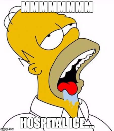 can't...get...enough... | MMMMMMMM; HOSPITAL ICE.... | image tagged in nugget ice | made w/ Imgflip meme maker