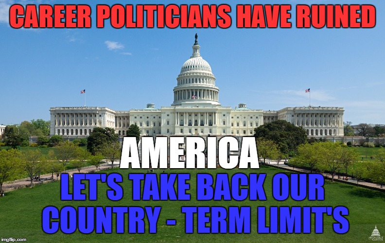 terms
 | CAREER POLITICIANS HAVE RUINED; AMERICA; LET'S TAKE BACK OUR COUNTRY - TERM LIMIT'S | image tagged in capital | made w/ Imgflip meme maker