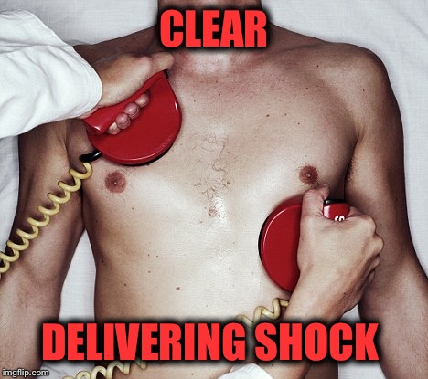 CLEAR DELIVERING SHOCK | made w/ Imgflip meme maker