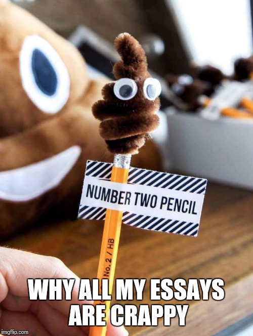 WHY ALL MY ESSAYS ARE CRAPPY | image tagged in memes,number two | made w/ Imgflip meme maker