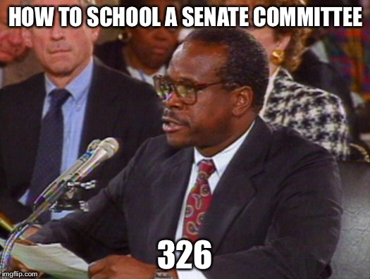 HOW TO SCHOOL A SENATE COMMITTEE 326 | made w/ Imgflip meme maker