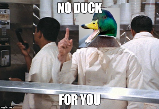 NO DUCK FOR YOU | made w/ Imgflip meme maker