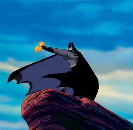 High Quality bat lion king Blank Meme Template