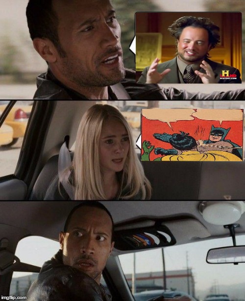 The Rock loosing the discussion! | image tagged in memes,the rock driving | made w/ Imgflip meme maker