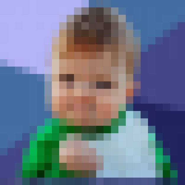 High Quality pixelated_success_baby Blank Meme Template