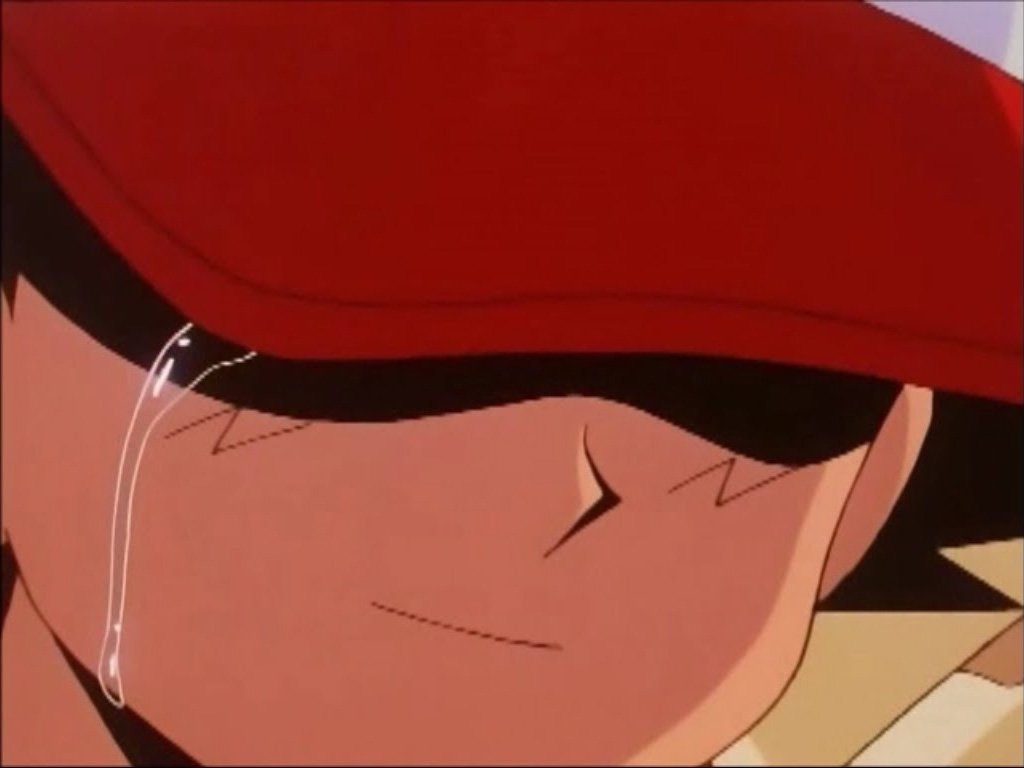 ash crying smiling Blank Template - Imgflip