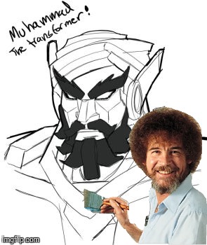 Bob Ross's final painting! Bob Ross week - a lafonso event | image tagged in memes,bob ross week | made w/ Imgflip meme maker