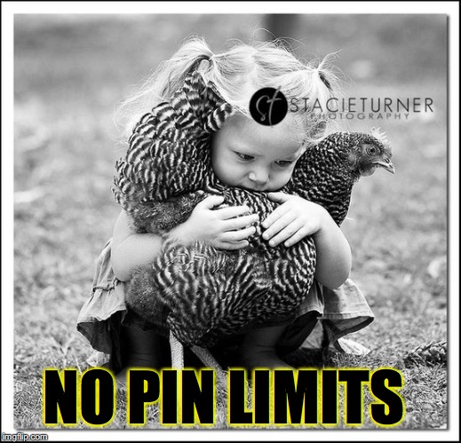 NO PIN LIMITS | made w/ Imgflip meme maker