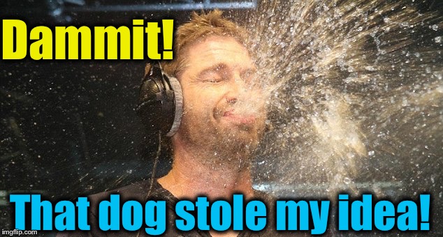Dammit! That dog stole my idea! | made w/ Imgflip meme maker