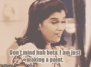 Image result for maya sarabhai middle class gif