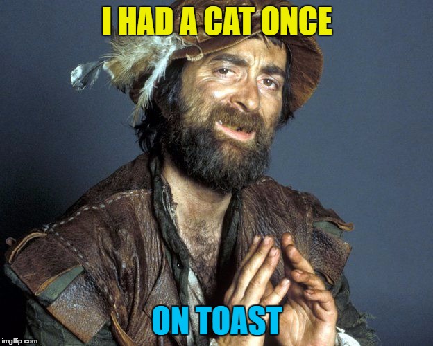 I HAD A CAT ONCE ON TOAST | made w/ Imgflip meme maker