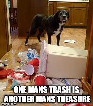 ONE MANS TRASH IS ANOTHER MANS TREASURE | made w/ Imgflip meme maker