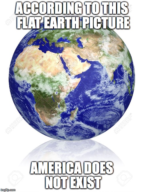 earth is flat google meme