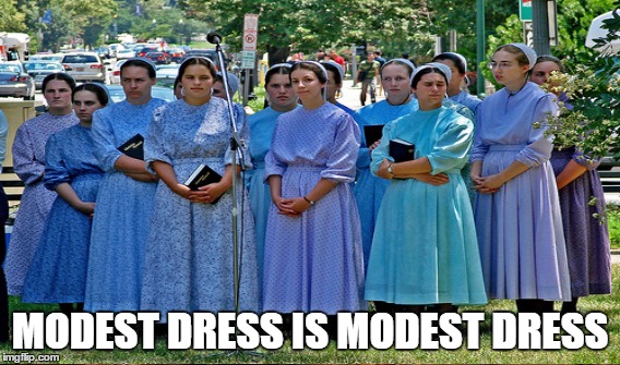MODEST DRESS IS MODEST DRESS | made w/ Imgflip meme maker