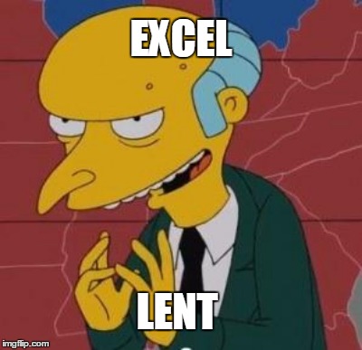 EXCEL LENT | made w/ Imgflip meme maker