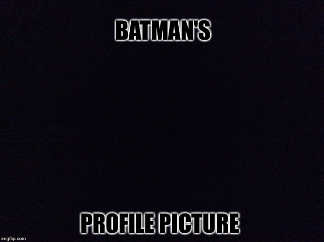 BATMAN'S; PROFILE PICTURE | image tagged in best meme | made w/ Imgflip meme maker