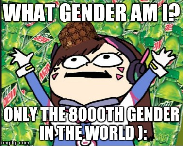 WHAT GENDER AM I? ONLY THE 8000TH GENDER IN THE WORLD ): | image tagged in overwatch memes | made w/ Imgflip meme maker
