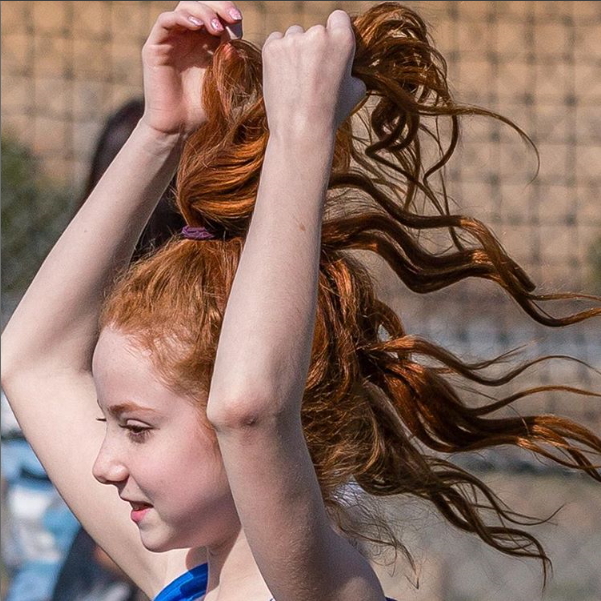 Francesca Capaldi's Ponytail Blank Meme Template