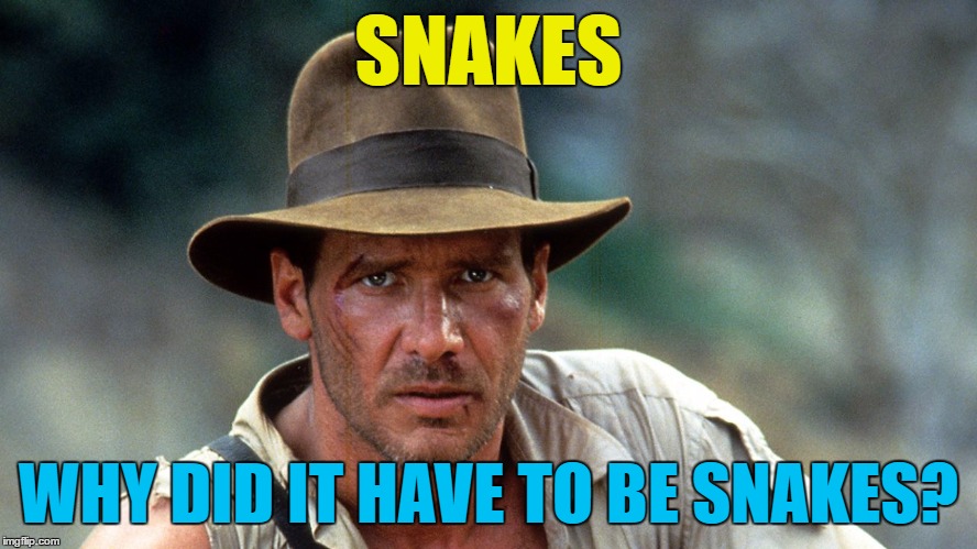 SNAKES WHY DID IT HAVE TO BE SNAKES? | made w/ Imgflip meme maker